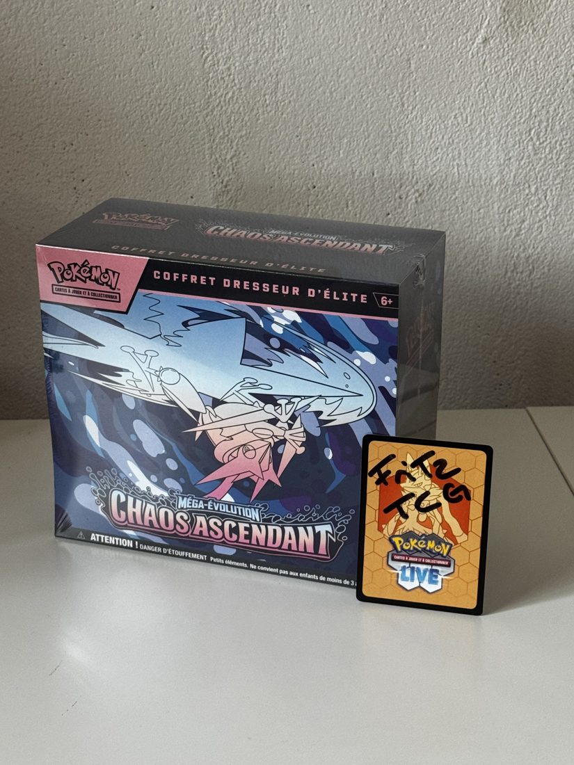 ETB Pokémon Méga-Évolution Chaos Ascendant scellé